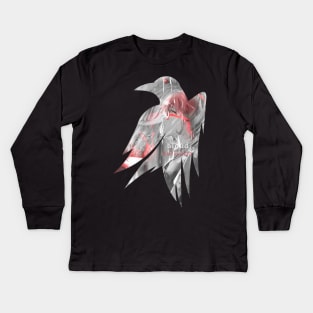Raven's cloak cursed blood Kids Long Sleeve T-Shirt